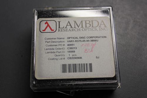 NEW LAMBDA LENS VAR1-75-45-WI-3806U  LAB LASER PHOTONICS(S19-2-187A)