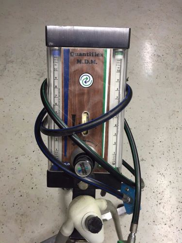 Nitrous Oxide Dental Flowmeter + stand and hoses (Quantiflex MDM Fraser)