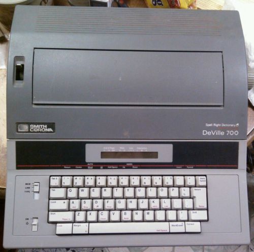 Smith Corona sepp right dictionary DeVille 700 memory typewriter 5F for parts