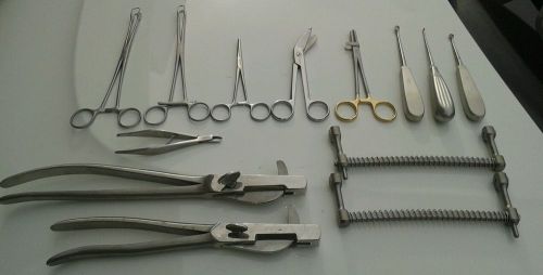 Veterinary surgical instrument lot