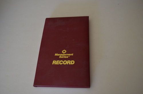 Mead 64572 Management Series REcord keeping book