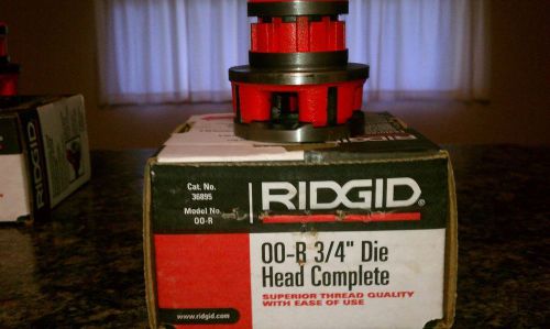 Ridgid 00-R 3/4&#034; Die Head Complete    New