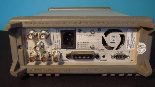 Hp (agilent branded) 53131a universal counter 3 ghz w/opts 010 &amp; 030 060 for sale