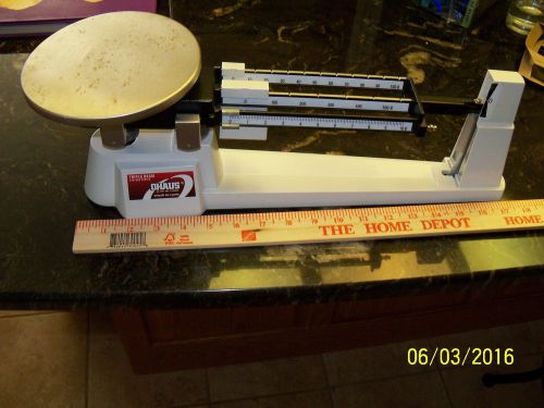 Vtg OHAUS TRIPLE BEAM BALANCE SCALE 700 SERIES 2610g / 800 SERIES 5lb 2oz