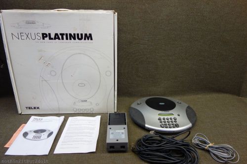 Telex Nexus Platinum Conference Phone Business Office Speakerphone polycom