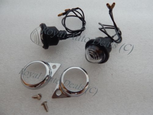 NEW ROYAL ENFIELD FROSTED PILOT LIGHTS BRAND NEW