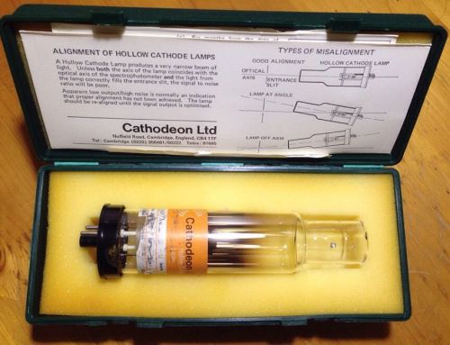 Hollow cathode lamp cathodeon ltd 3qny/as element as gas ne 13ma for sale