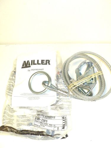New MILLER Anchorage Connector Coated Cable 8186V-Z7/8FTV.- Free Shipping