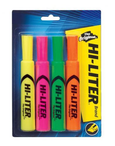 Hi-liter desk-style highlighters assorted colors variety pack, office school new for sale