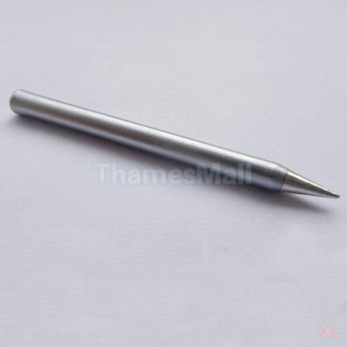 2x Length 70mm 60W Replacement Soldering Iron Tip Solder Tip Pointed tip