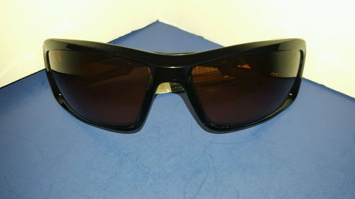 Edge Eyewear XB115  Brazeau Safety/Driving Glasses, Black/Copper Lens