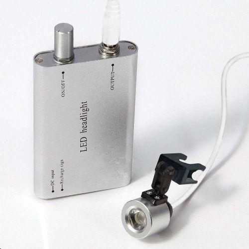 Portable silver led head light lamp for dental surgical binocular loupe usa for sale