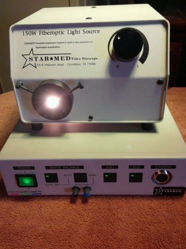 Star Med 150W Fiberoptic light Source /with CCD Color Camera Controller
