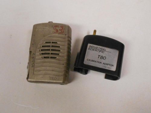 Industrial Scientific T80 Single-Gas Monitor 1810-2318 w/T80 Adaptor n