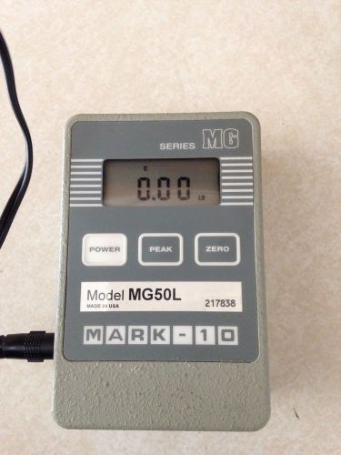 Force gage 100lb, mark-10, mg-50l, tension &amp; compression force for sale