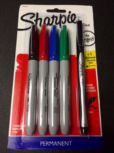Sharpie Twin-Tip Fine Point and Ultra Fine Point Markers, Assorted, 4Pack