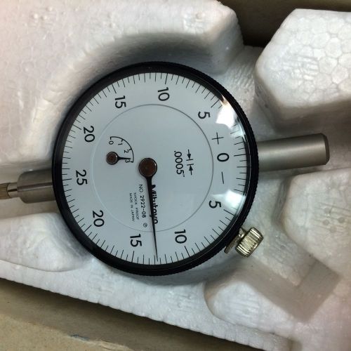 Mitutoyo dial indicator Model # 2922-08  .0005 Grad. Machinist Tool