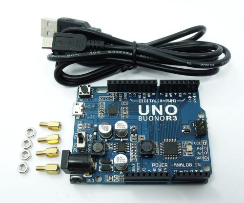 BUONO UNO R3 Compatible Arduino R3 3.3V/5V Selectable  cable