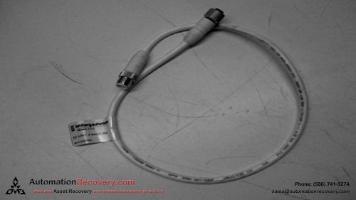 LUMBERG AUTOMATION RST 4-RKT 4-643/0.5M CORDSET 4 POLE MALE/FEMALE .5M