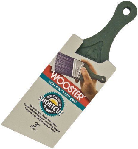 Wooster Brush 4151-3 Ultra/Pro Extra-Firm Shortcut Angle Sash Paintbrush  3-Inch