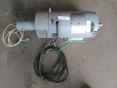 Siemens 5 hp Shunt Wound DC Motor CDL186AT Mod 5CD144FA002B038 Tach 5PY59JY1