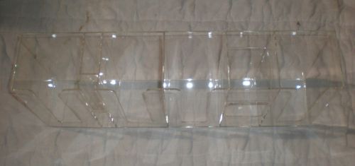 condiment center, super duper, 8 section, acrylic, clear, 5000391