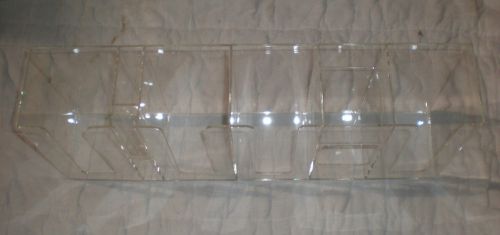 condiment center, super duper, 8 section, acrylic, clear, 5000391