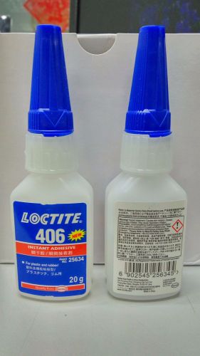 Loctite 406 20g brand new instantaneous dry glue - 2 bottles - free shipping for sale