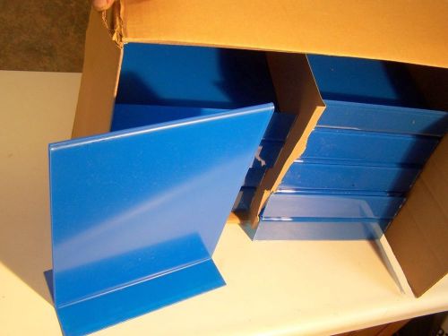 Case of 16 8.5&#034;W x 11&#034;H Bottom Load Acrylic T-Frame Sign Holders - Brand New