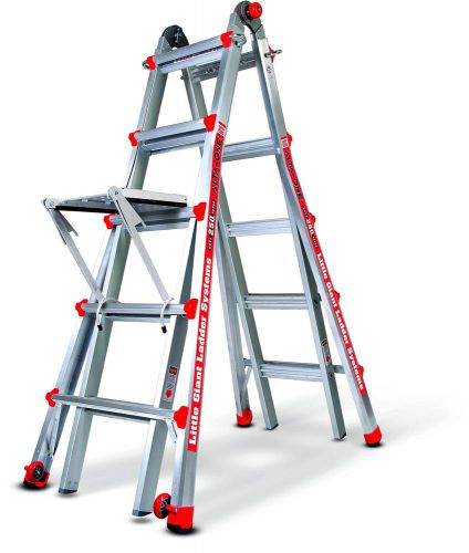 Little Giant Alta One 22 Foot Ladder with Work Platform (250-lb. Weight Ratin...
