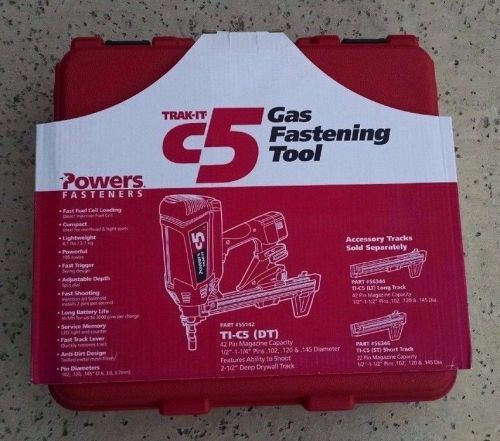 New powers trak-it c5 cordless gas fastening system 55142 deep track for sale