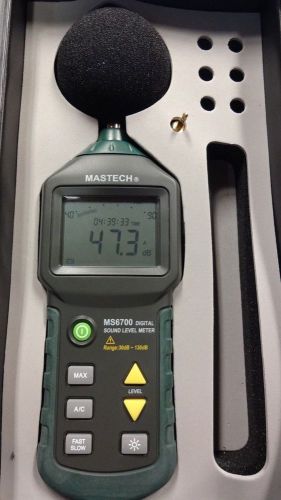 MASTECH MS6700 Auto Range Digital Sound Level Meter Tester (M841)