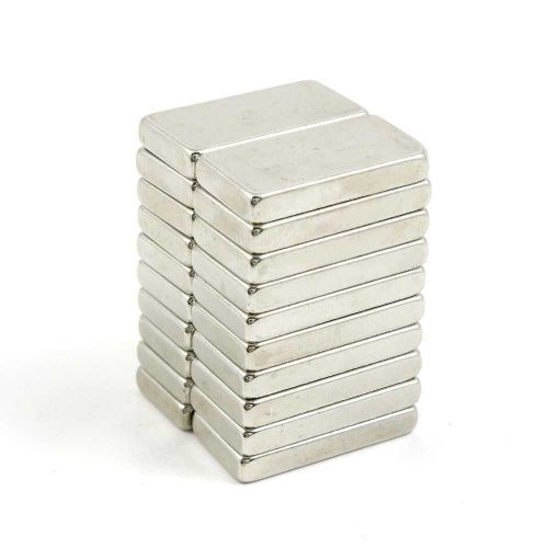 Strong Neodymium Magnets N35 Project NdFeB 20x10x3mm Blocks 25/32&#034; x 3/8&#034; x 1/8&#034;
