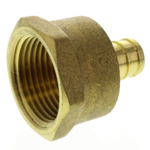 1/2&#034; pex x 3/4&#034; npt brass female adapter (lead free) for sale