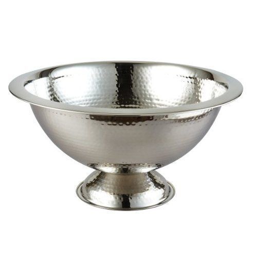 New Leeber Leeber 15&#034; Hammered Punch Bowl, 3 Gallon