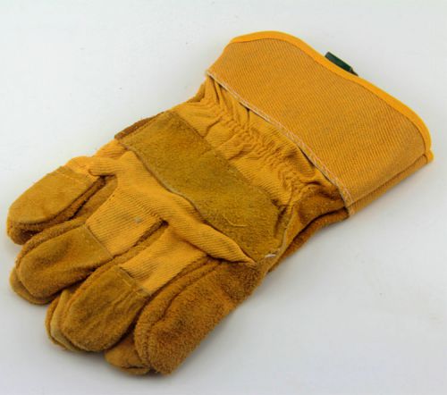 Welding protective gear welding gloves- brown leather welding gloves men&#039;s large for sale