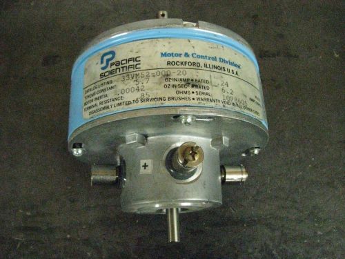 Pacific Scientific Motor  33VM52-000-20   24Volt