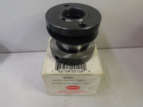Nos sopko 2-1/4&#034; grinding wheel adapter #00104 4.5 tpf cin rh 3/4-1&#034; ww stk 8925 for sale