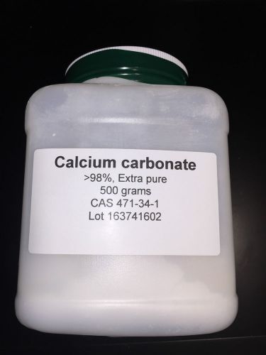 Calcium carbonate, &lt;98%, extra pure, 500 gm for sale