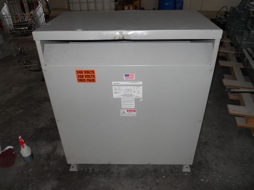 Federal Pacific Transformer T242T150S, 150KVA, 3Ph In:240V, Out:208Y/120