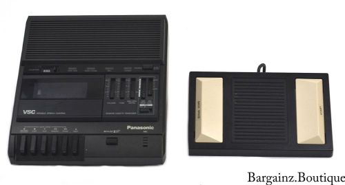 Panasonic RR-830 Standard Cassette Tape Transcriber + RP-2692 Foot Pedal VSC