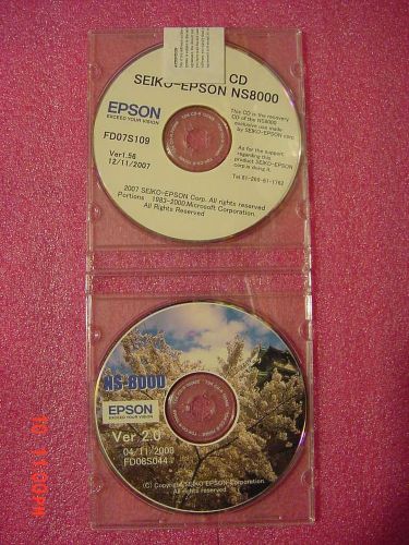 SEIKO-EPSON NS8000 OS &amp; Recovery CDROMs