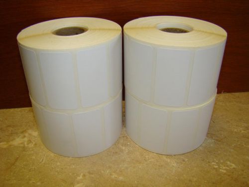 6 Rolls 365 2x1 Thermal QL 220 Zebra Waterproof Labels