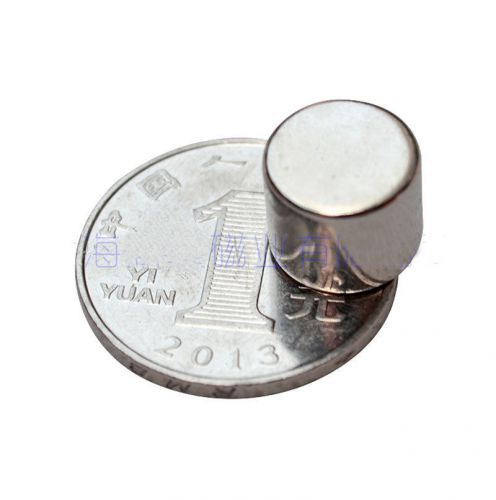 10pcs neodymium magnets super strong rare earth n52 cylinders 10mm x 10mm for sale