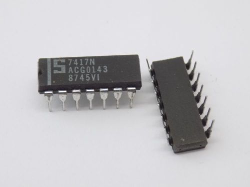 25x Signetics 7417N TTL 14PIN