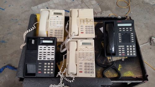 Lot of 5 Avaya  att AT&amp;T MLS - 12D MLS 6D Office Business Phones Used
