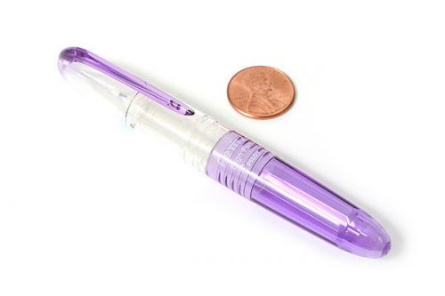 Pilot Petit 2 Mini Sign Pen + a black refill - Clear Violet LIMITED EDITION