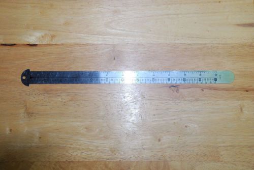 Printers Line Gauge Ruler/ Unbranded/ #L612/ Used
