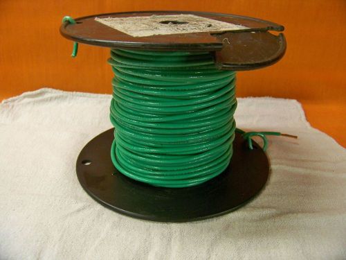 #12 AWG 12 GAUGE THHN-THWN-MTW 600 VOLT COPPER STRANDED GREEN ELECTRICAL WIRE
