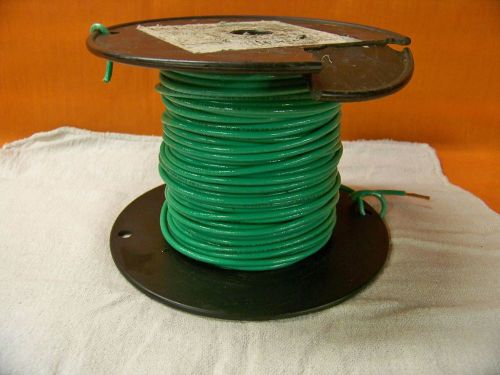 #12 AWG 12 GAUGE THHN-THWN-MTW 600 VOLT COPPER STRANDED GREEN ELECTRICAL WIRE